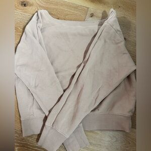 Spiritual gangster. Off shoulder long sleeve. Size medium.